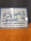 Box 2- NOS Porcelain Vintage 12” x 9” LUSCOMBE AIRPLANE Corp. New Jersey S294.