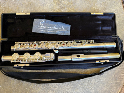 Gemeinhardt 3OB K95367 Concert Flute Silver Plated Closed Hole Boehm C w/ Case
