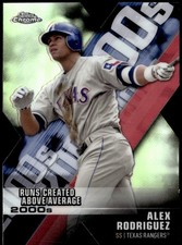 2020 Topps Chrome #DOD-13 Alex Rodriguez Decade of Dominance Die Cut E1