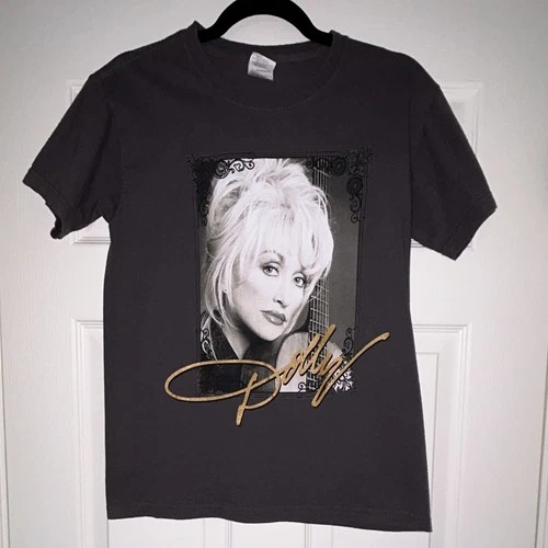 Y2K 00s Dolly Parton European Tour Graphic T-Sh 2000s vintage concert t-shirt, vintage, size S, single stitch, B+ condition