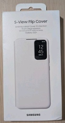  Samsung Galaxy S22+ S-View Flip Cover Smart Clear Color White Model EF-ZS906