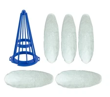 Replacement Pool Blaster Filter Cone & 5 Filter Bags - Water Tech