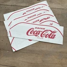 1950's Coca-Cola New Old Stock Paper Soda Jerk Hats 4x11 Vintage Retro Lot Of 5