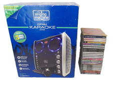 The Singing Machine SML-383 Portable Karaoke Machine and 27 Karaoke CDs