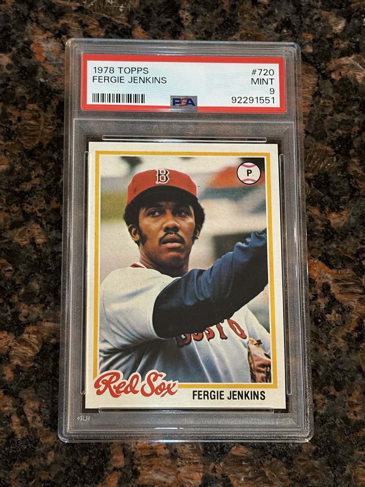 1978 Topps Fergie Jenkins #720 Baseball Card PSA 9