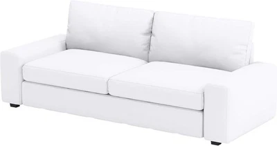 Cover Replacement is Custom Made for Ikea Kivik Sofa Bed Cover Slipcover White - Photo 1/4