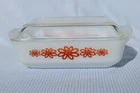 Vintage Crown [Agee] Pyrex Ovenware ‘June’ Oblong Casserole & Lid