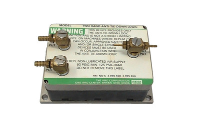 Aro Model Two Hand Anti-Tie-Down Logic Valve Module - Used, Excellent