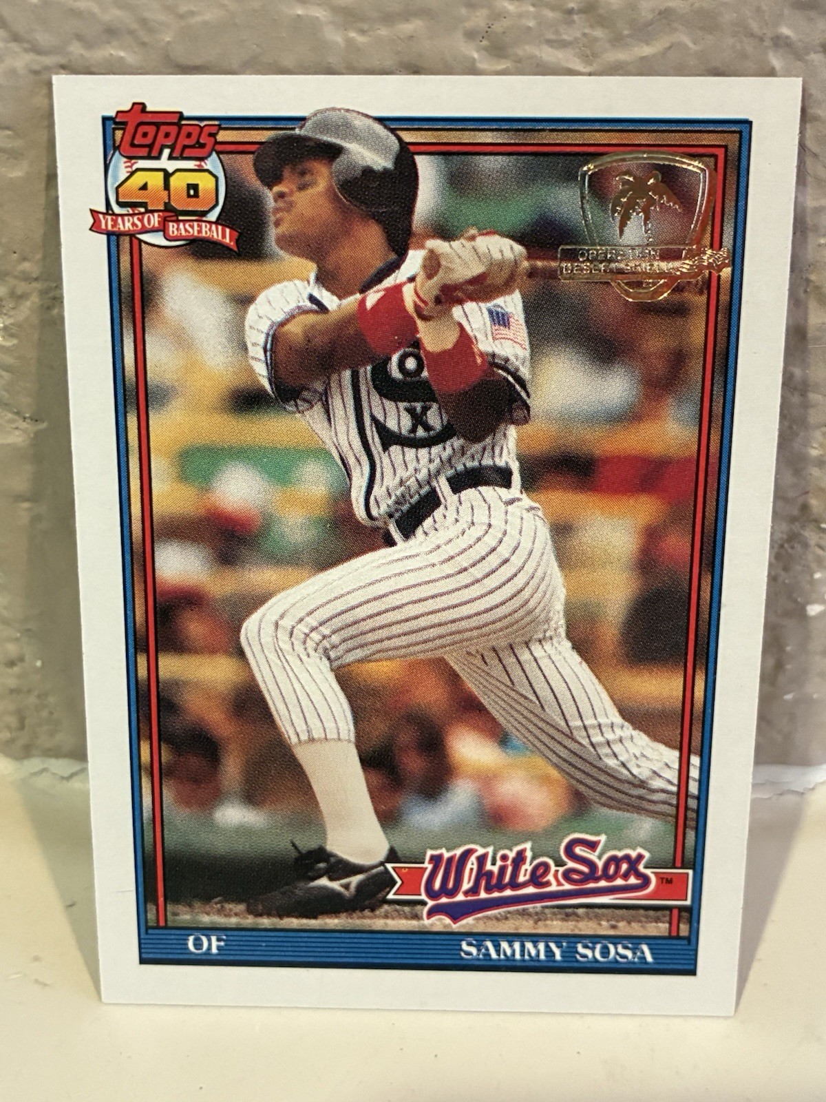 1991 Topps Desert Shield #414 Sammy Sosa Chicago White Sox NRMT F