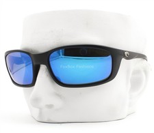 Costa Del Mar Brine II Sunglasses Matte Black Polarized Blue Glass 580G w/case