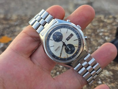 Seiko Panda Ref 6138-8020 - Juli 1977 Chronograph - ORIGINAL überholt 2023