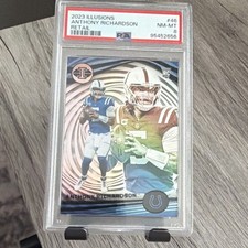 Panini 2023 Illusions Retail Rookie Anthony Richardson #46 Colts NFL PSA 8