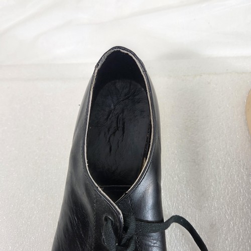Zapatos de boliche vintage HYDE para hombre talla 11 cuero negro con cordones charol clásico años 60 - Imagen 8 de 16