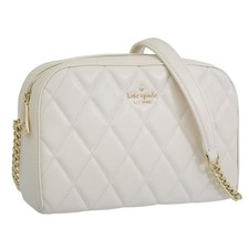 Borsa a tracolla da donna Kate Spade marca Outlet in pelle bianca borsa da tr...