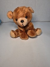 VTG Russ Berrie Barker Sitting Teddy Bear Plush 9 Stuffed Animal 1979