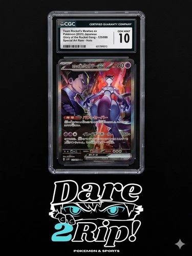 Team Rockets Mewtwo Ex Japanese CGC 10