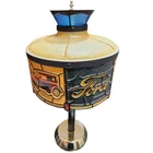 Vintage 1970's Ford Dealer Desk Lamp Tiffany Style Faux Glass