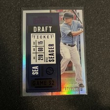 2020 Panini Contenders #12 Kyle Seager Draft Ticket Purple #/99