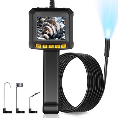 EOS1 Borescope 1080P HD Inspection with 2.4'' IPS Screen, 16.4ft Semi-Rigid Ca...