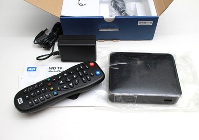 Western Digital WD Network Audio/Video Player WDBYMN0000NBK-00 w/ Remote + Box