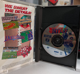 Sega Saturn Sports Bundle NFL 97, NASCAR 98, Break Point Tennis, FIFA 96