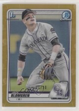 2020 Bowman Draft Chrome Gold Refractor 27/50 Jack Blomgren #BD-162 n1u