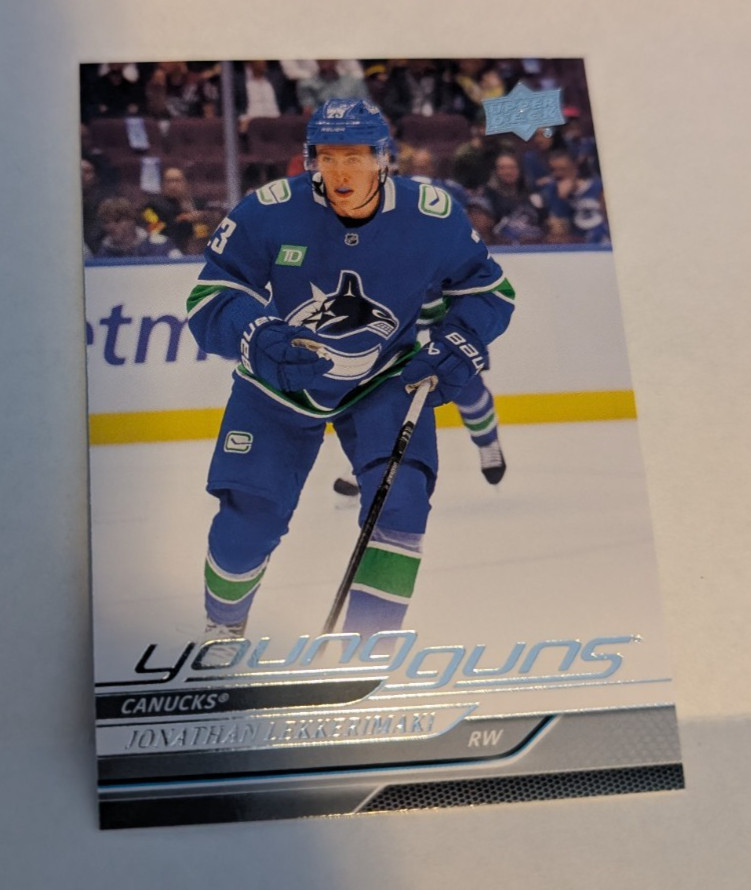 2024-25 Upper Deck Extended Series Young Guns Jonathan Lekkerimaki #706 RC NHL!