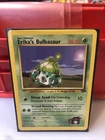 2000 Pokemon Gym Challenge Erika's Bulbasaur #39/132 Unlimited WOTC LP/NM