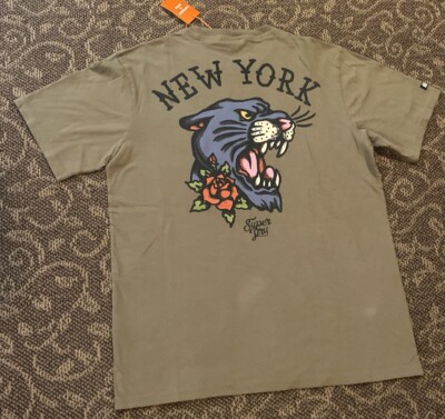 NWT Men s Superdry Tattoo Graphic Olive Pocket T Shirt Size Medium