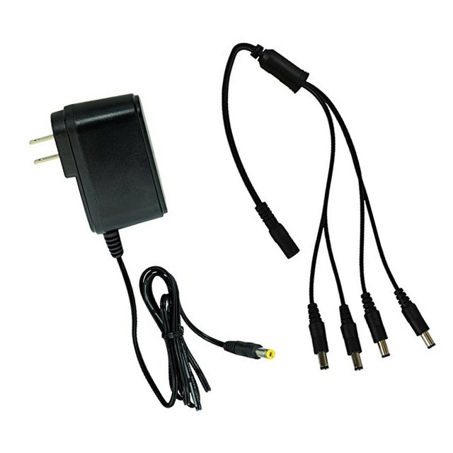 Night Owl Security SPFCAMP2A Camera Adapter with 4Way Power Splitter