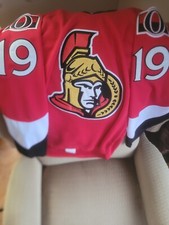 JASON SPEZZA #19 OTTAWA SENATORS CENTER ICE RBK CCM SIZE LARGE 48 JERSEY