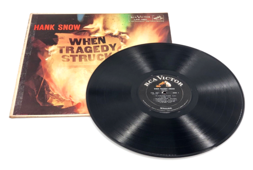 Hank Snow When Tragedy Struck Vinyl Record LPM 1861 NO INLAY - Afbeelding 1 van 3