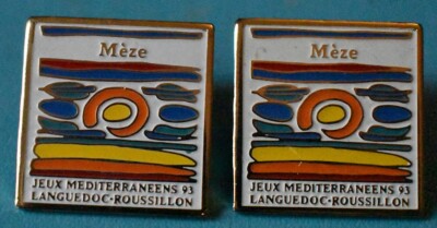 PINS MEDITERRANEEN SPIELE 1993 - MEZE - 2 STÜCK