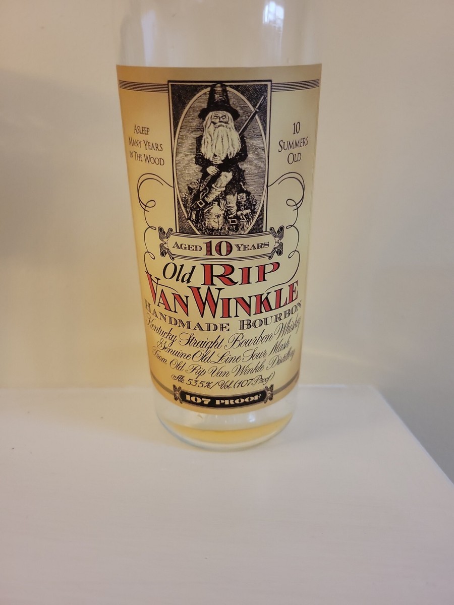 Old Rip Van Winkle Bourbon Whiskey 10 Year - Rare - Pappy - Not