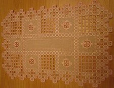 Hardanger Tischset 25x40cm, 2er -pack , Handarbeit.