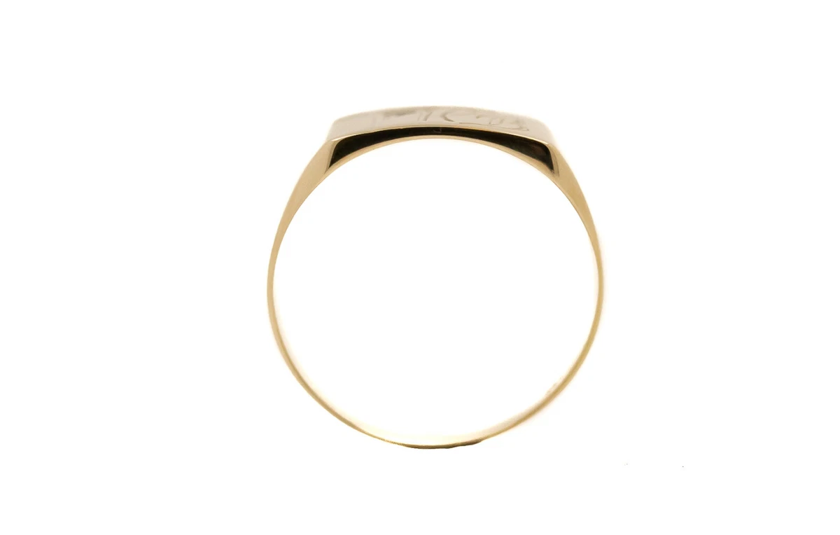 Seal Ring Initials H B Men s Ring 333 Gold Size 62 Weight 2 55