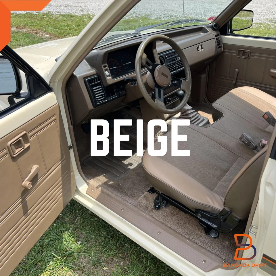 Par de Manivela de Janela Manual Interior Bege Para Mazda Miata MX-3 Protege 323  - Imagem 3 de 4