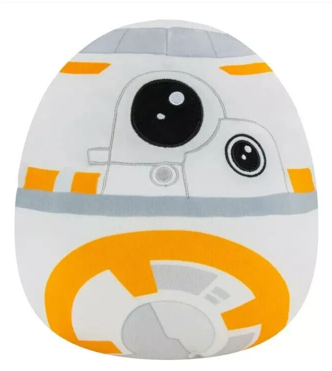 ORIGINAL KELLYTOY SQUISHMALLOWS STAR WARS BB-8 BB8 10"" 25cm SOFT PLUSH TOY BNWT