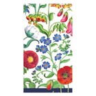 Caspari Paper Guest Towel Napkins, Cloisters Garden in White - 2 Packs (17390G)