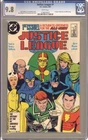 Justice League #1 CGC 9.8 1987 1st appearance of Maxwell Lord (Black King)