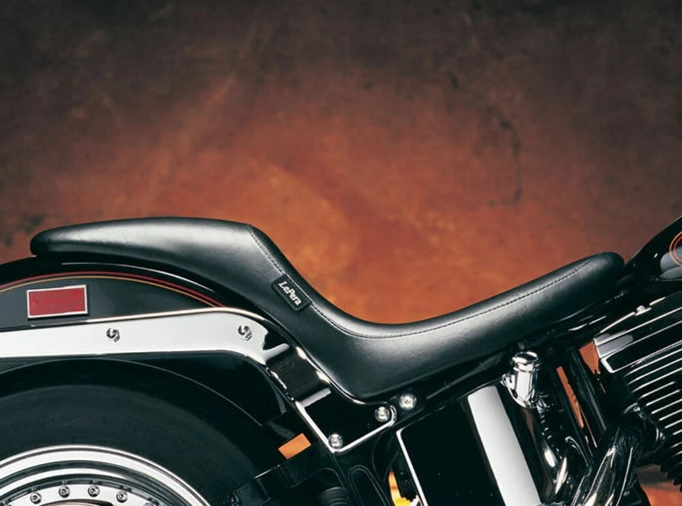 Asiento de pasajero delantero trasero Lepera Silhouette 2up 2 00-17 Harley Softail Foto 3 de 4