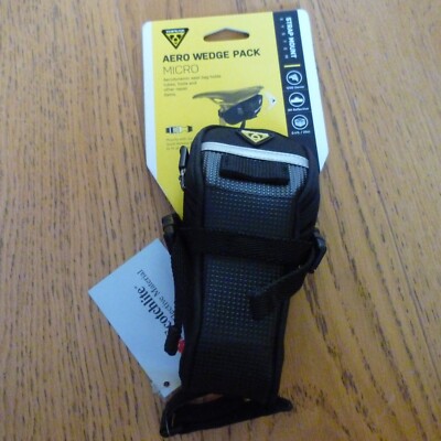 Topeak Aero Wedge Pack Micro Fahrrad Sattelstütze Tasche Gurthalterung kostenlos UK P+P