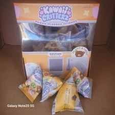 Case Of 24 Pieces Kawaii Critterz Flocked Friends Besties Collection Blind Bag