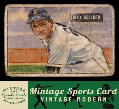 1951 Bowman - Alex Kellner - #57  Philadelphia Athletics