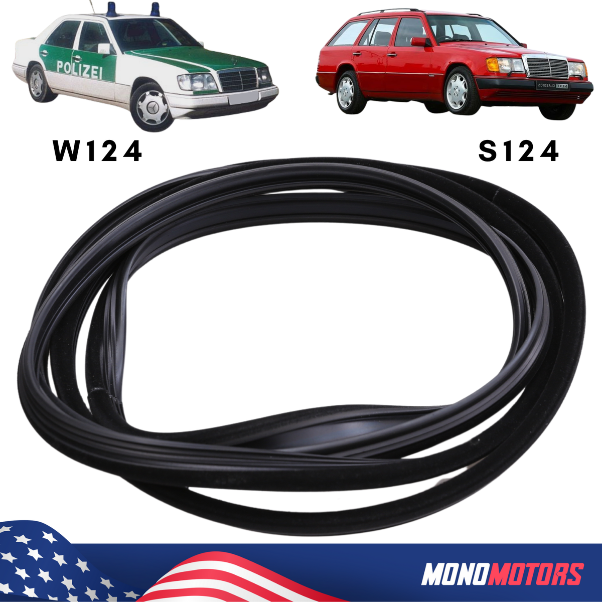 Sunroof Seal FOR MERCEDES-BENZ W124 S124 C124 R124 | 1984-1993