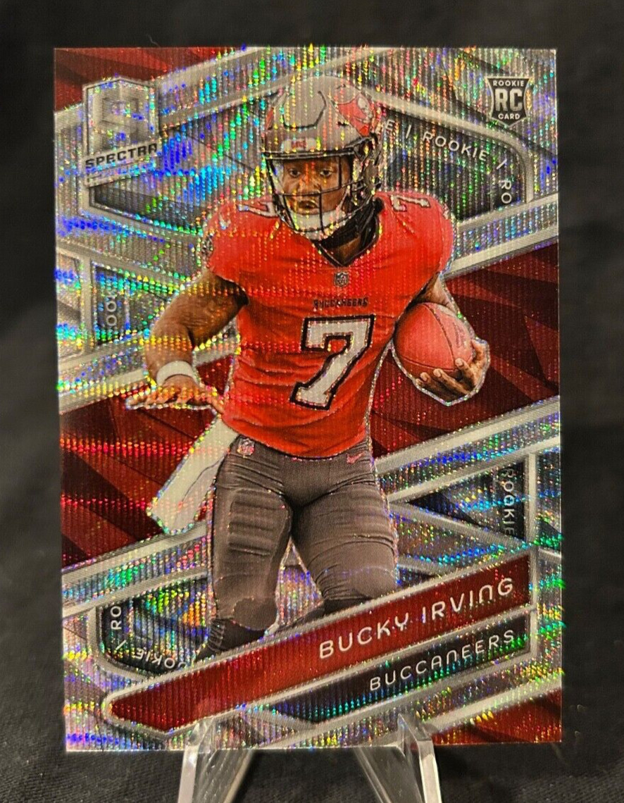 2024 Spectra Football Bucky Irving #145 Wave Rookie FOTL  3/11 Buccaneers SSP