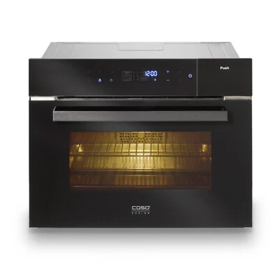 CASO DESIGN CASO SteamMaster E 56 - Einbaubackofen m. Dampfgarfunktion 45er Nische (Wie Neu)