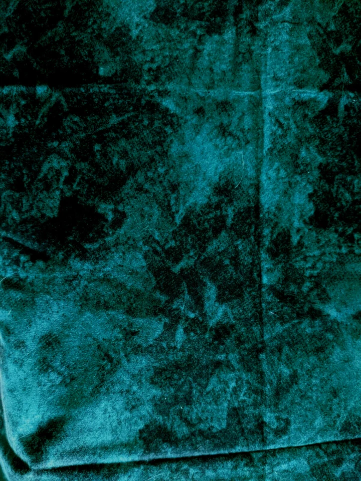 Tela de algodón verde profundo con textura Washat importaciones del mar del sur BTHY x 43" W Foto 2 de 4