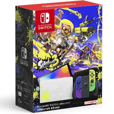 Nintendo Switch Main Unit OLED Model Splatoon 3 Edition New From Japan
