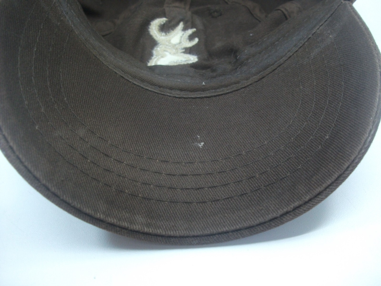 Browning Hat Brown Hook Loop Baseball Cap - image 9